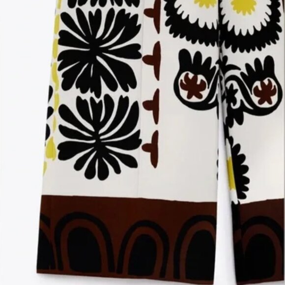 Zara High Waisted Printed Culottes - Picture 4 of 10